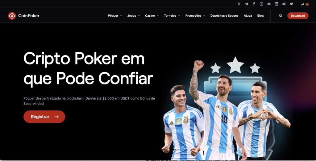 CoinPoker é um dos casinos offshore especializado em Poker