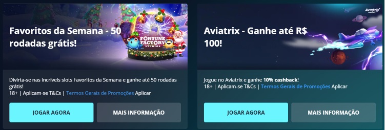 Promoções do cassino Novibet, em análise