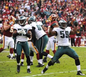 Apostas na NFL: odds indicam favoritismo dos Eagles contra os Commanders