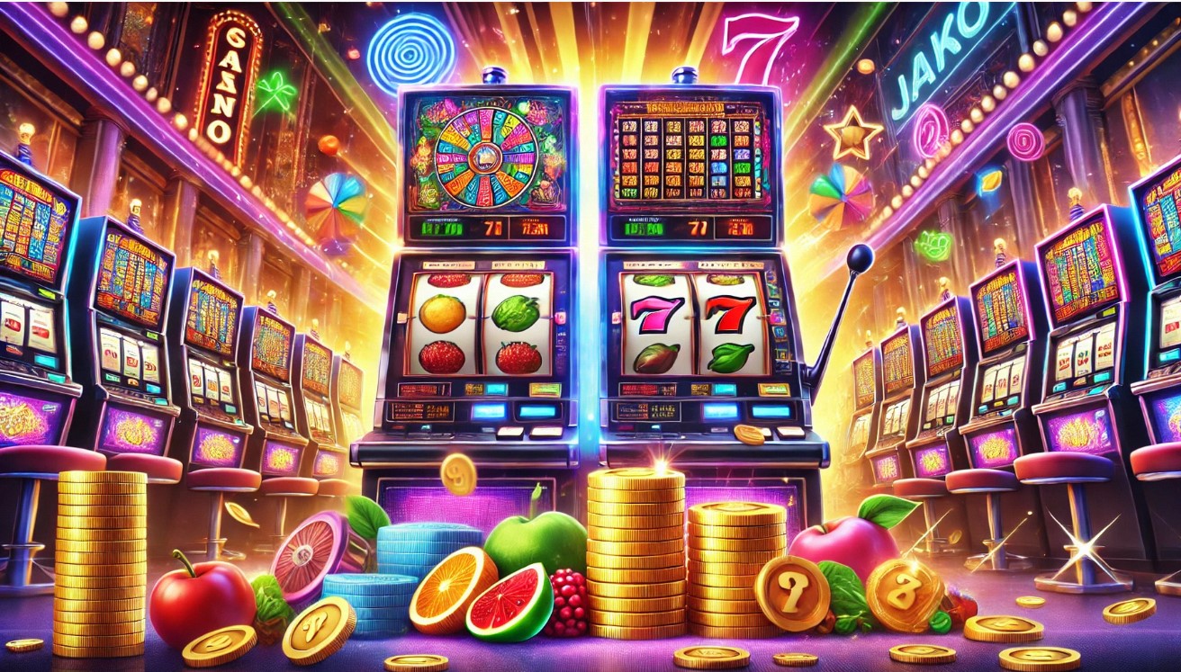 Slots em um ambiente de cassino