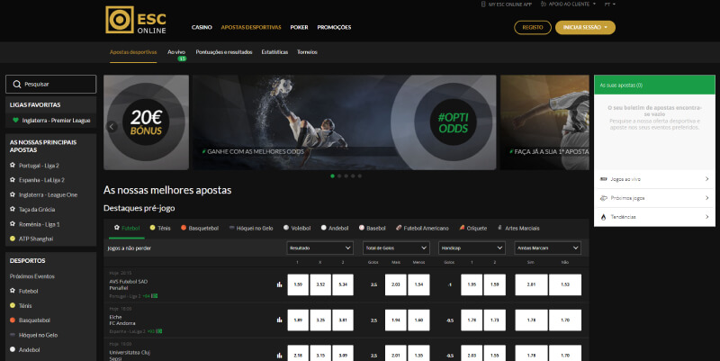 site online apostas