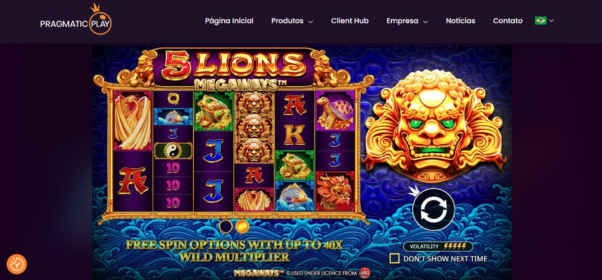 Entenda o que é e como funciona o 5 Lions Megaways