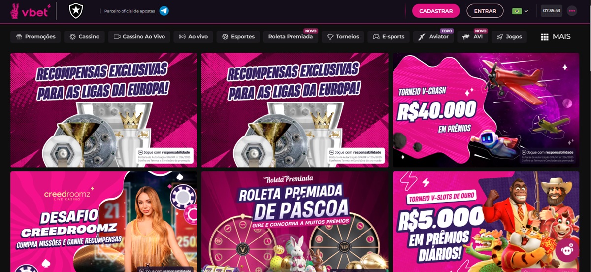 Há inúmeros bônus e promoções disponíveis no site da VBET