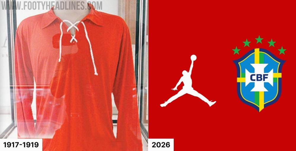 Camisa vermelha cbf
