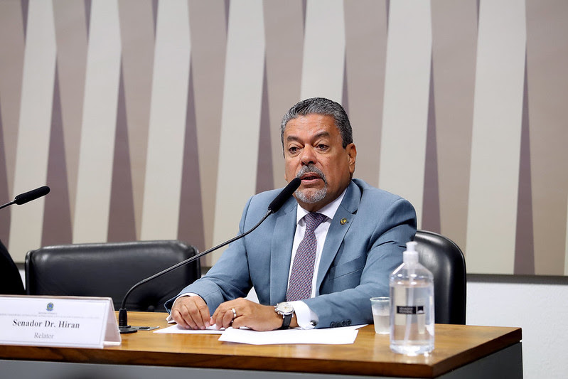 Jogos de azar e bets. Presidente da Comissão Parlamentar de Inquérito (CPI) das Bets senador Dr. Hiran (PP-RR) 