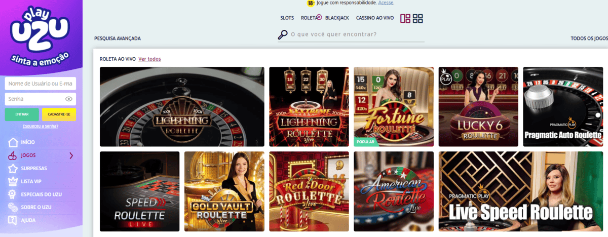 cassino playuzu