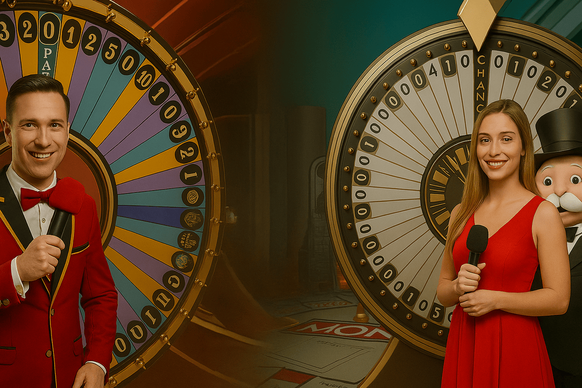game shows em cassinos ao vivo