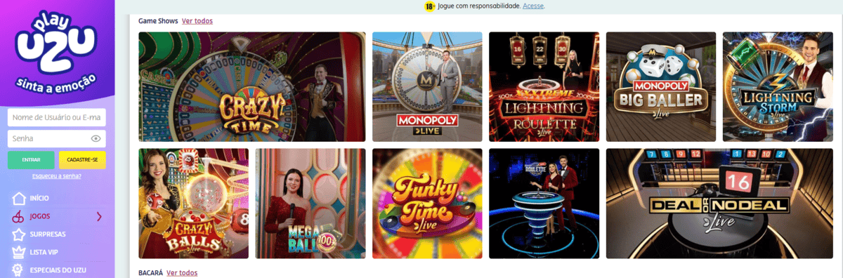 game shows playuzu