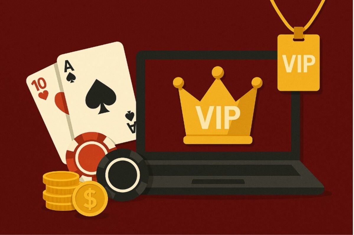 Imagem de um cassino online VIP