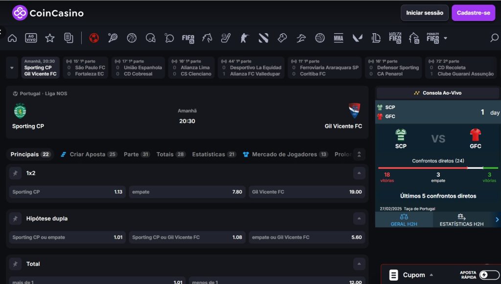 Prognóstico Sporting x Gil Vicente: Top Odds e Palpite Profissional