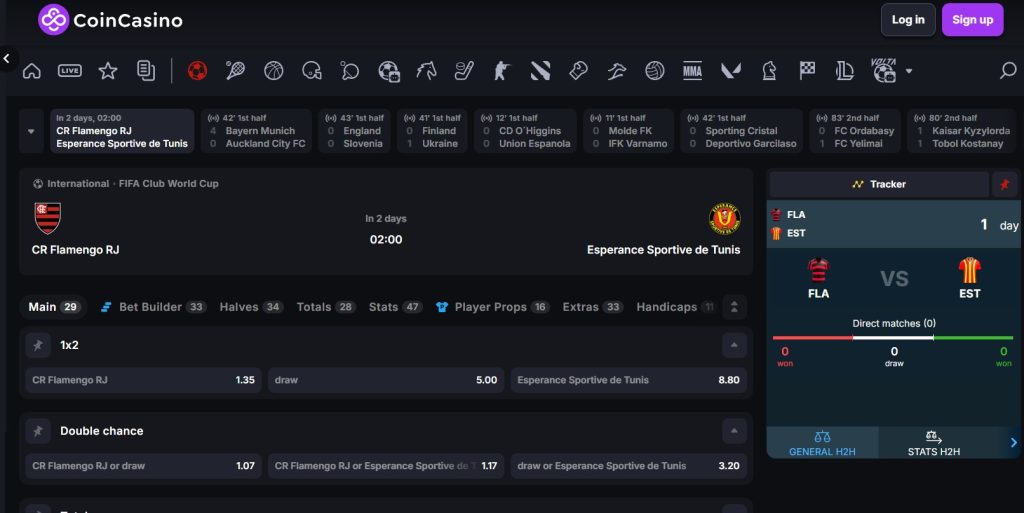 Prognóstico Flamengo x Espérance Tunis: odds e Melhores Apostas