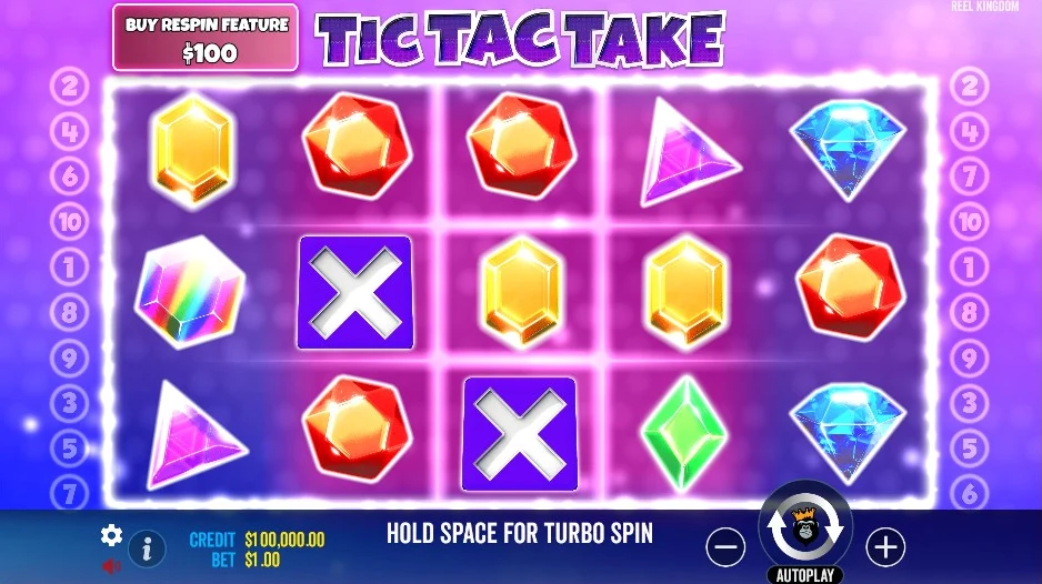 slot tic tac take