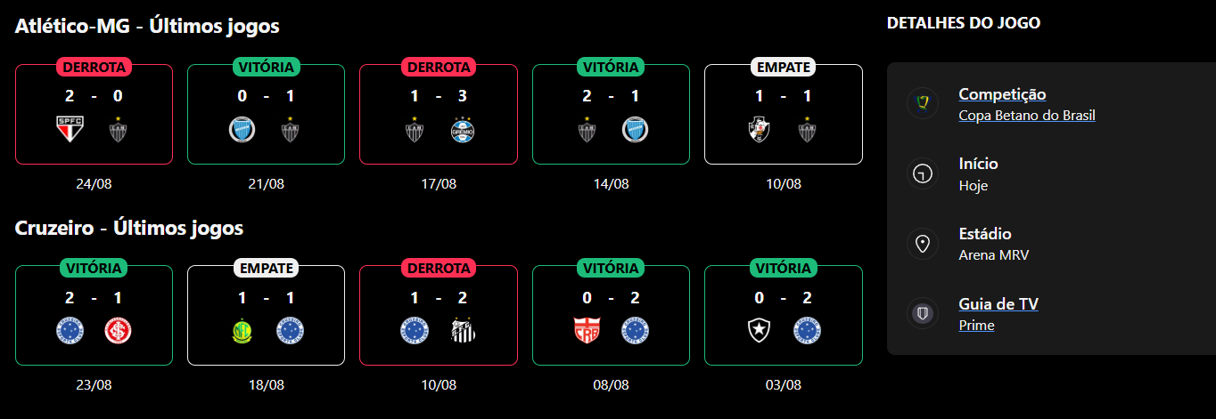 Atlético-MG x Cruzeiro