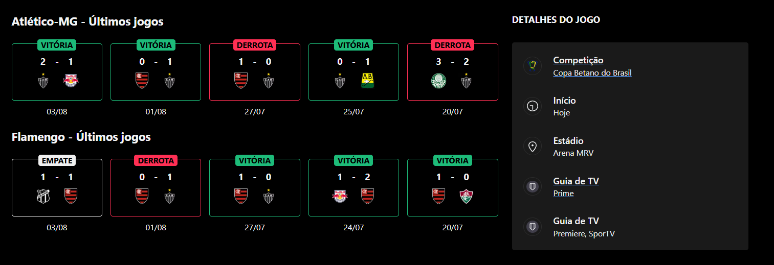 Atlético-MG x Flamengo