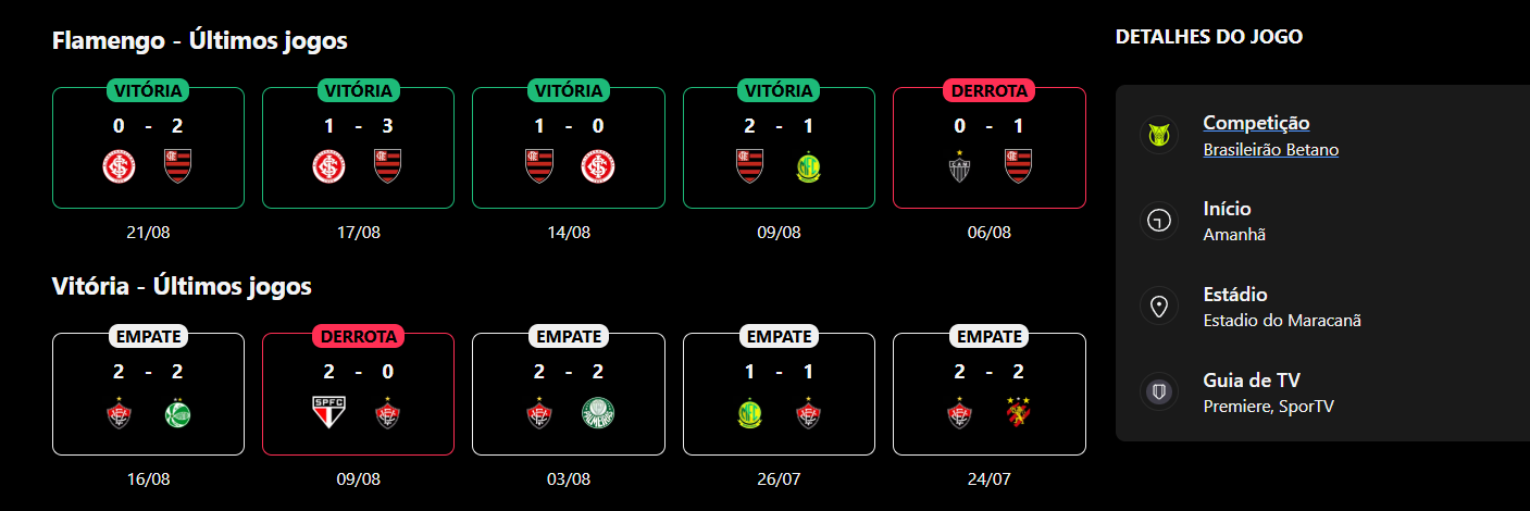 Flamengo x Vitória