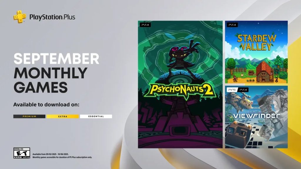 PS Plus setembro 2025