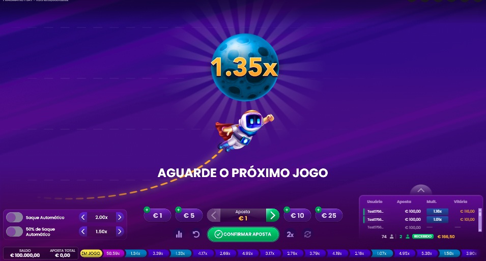 O jogo do Astronauta é um crash game popular em cassinos online