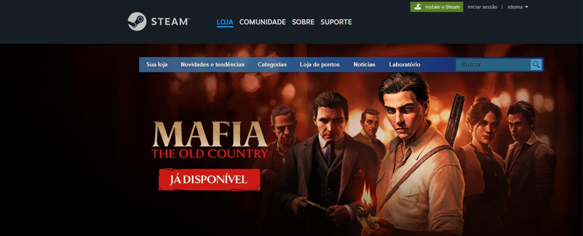 Marketplace oficial da Valve