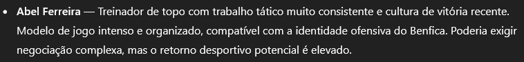 Abel Ferreira benfica chatgpt