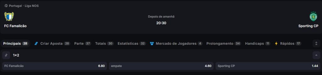 Famalicão x Sporting