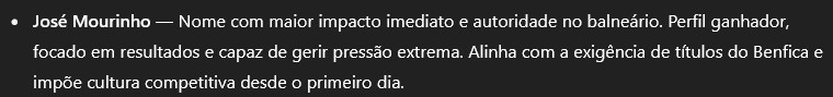 José Mourinho benfica chatgpt