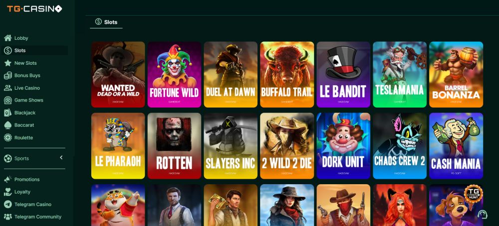 sportsbook e casino em apostas telegram do TG Casino