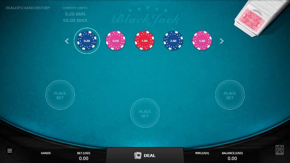 Mesa de Blackjack RGN