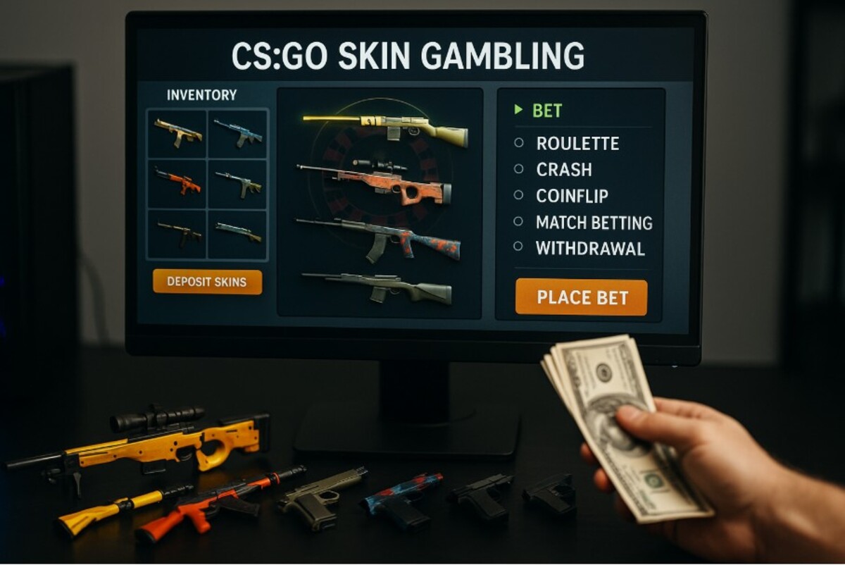 Alguns sites licenciados possibilitam converter apostas CSGO em dinheiro real