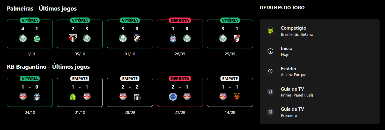 Palmeiras x RB Bragantino