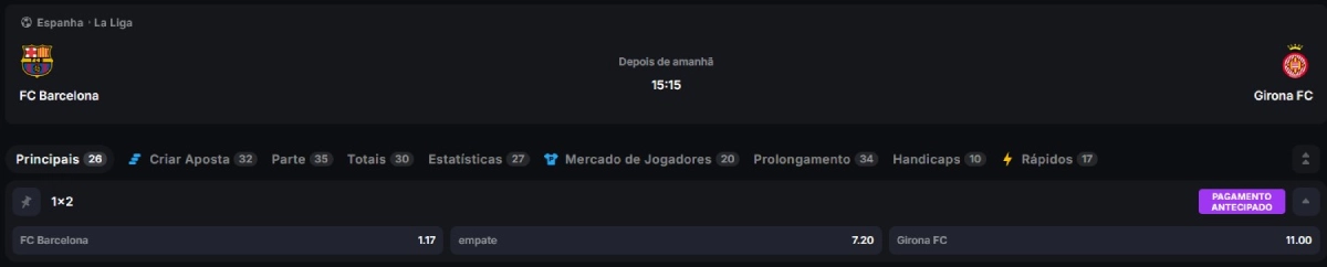 barcelona x girona odds